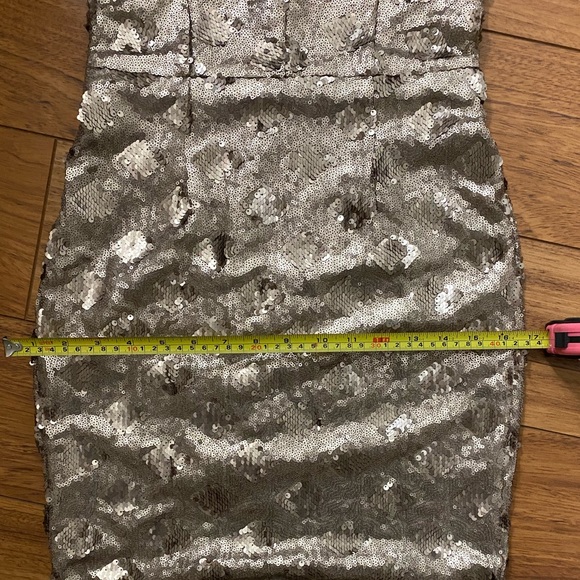 🌟 Dress the population gold sequin gown - Picture 8 of 11